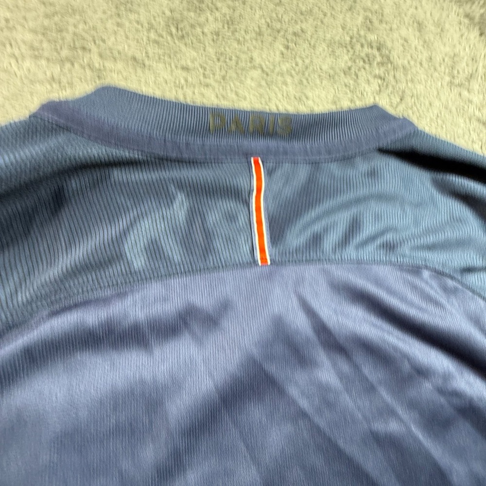 Nike PSG Paris Saint Germain S Men Soccer Jersey 2017/18 Home Blue Dri-Fit - Picture 4 of 8